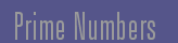 Prime Numbers